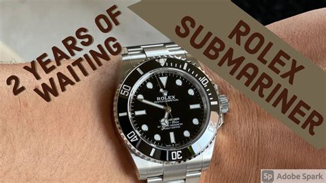 how long wait for rolex submariner|rolex wait times 2024 uk.